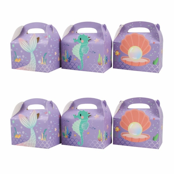 6 stk Cookie Box Emballageposer C C C