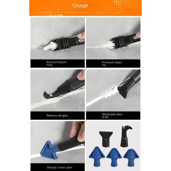 Squeegees Silikonfjerner tetningsskrape