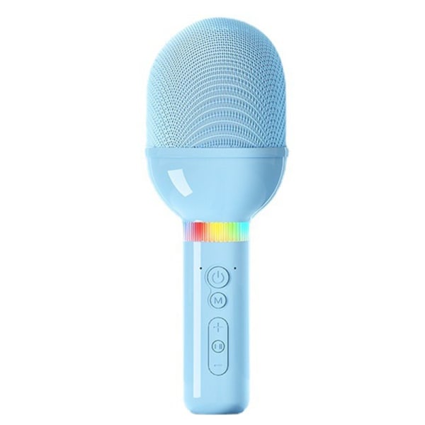 Mobil Bluetooth-mikrofon Trådløse lydmikrofoner BLÅ blue
