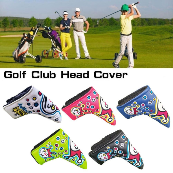 Golf Putterin cover Golfmailan suojukset MUSTA Black