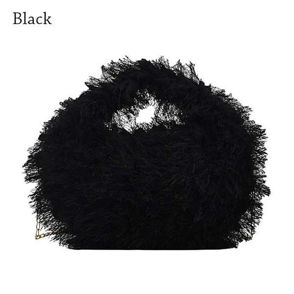 Pälshandväskor Crossbody-väska SVART black