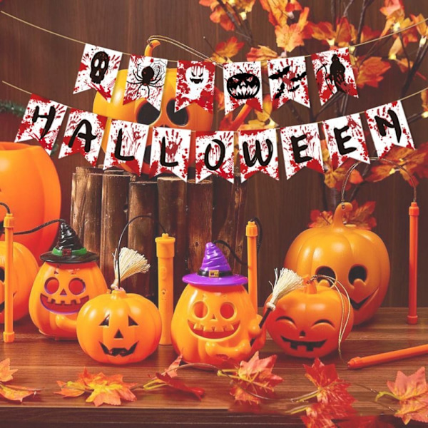 Halloween-banneri taustakoristeriipus C C C