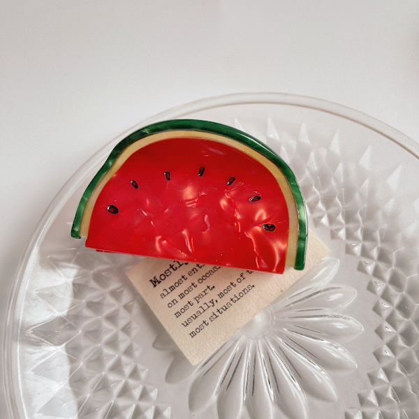 Grönsaksfrukt Hårnål Hårklämma F 6,5cm*3,8CM F 6,5CM*3,8CM F 6.5cm*3.8cm