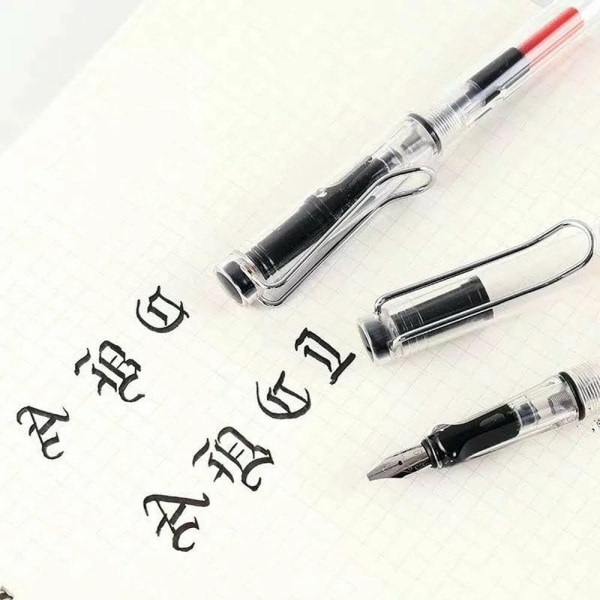 Kalligrafia Parallel Pen Art Ink Pen LÄPPÄVÄ 2,5 mm Transparent 2.5mm