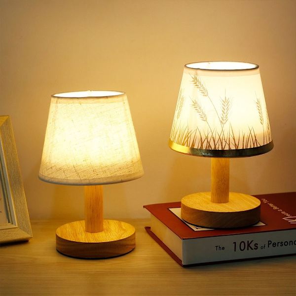 Stofbordlampe Skrivebordslampe A A A