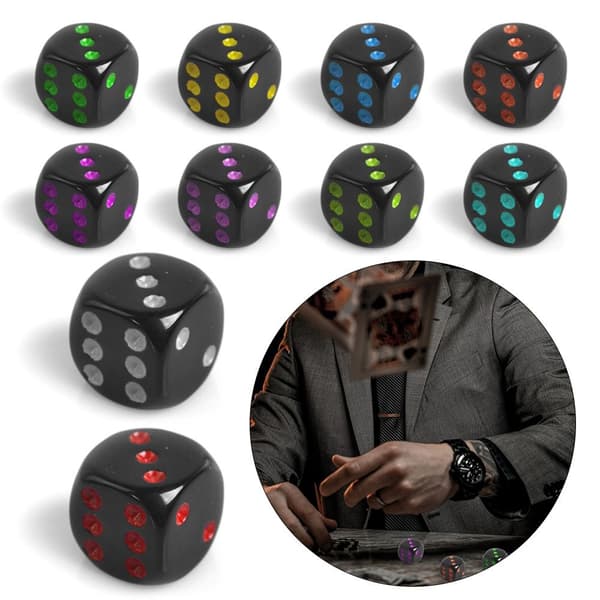 Akryyli Dice Cube Dice SKY BLUE sky blue