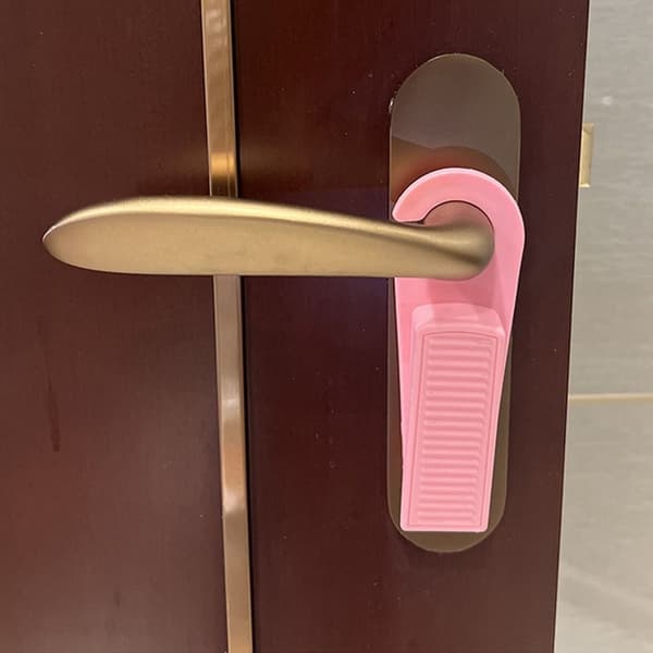 Dørstopper for hjemmesoverom kontorgulv ROSA Pink