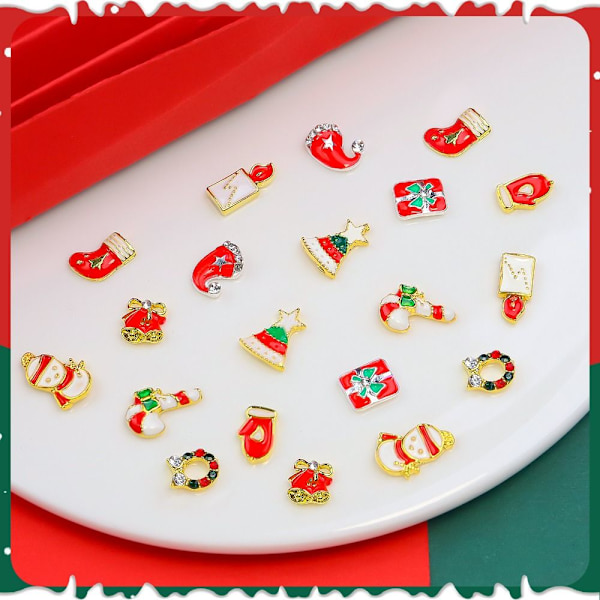Christmas Nail Art Charms Nail Art dekoration 1 1 1