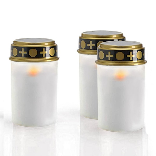 Solar Grave Light Lawn Light RÖD STYLE-1 STYLE-1 Red Style-1-Style-1