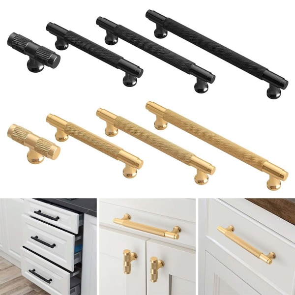 Køkkendørknapper Møbelbeslag MESSING 1 1 Brass 1-1