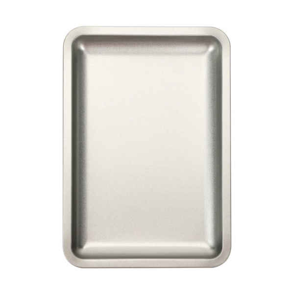 1st Kosmetisk förvaringsbricka Nail art Plåt SILVER silver