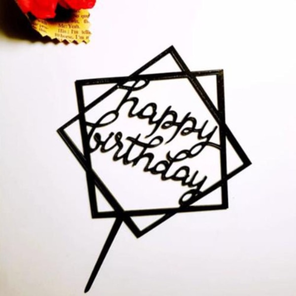 Cake Topper Akryldekoration 05 05 05