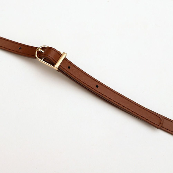 120cm nahkahihna Käsilaukku Vyöt RUSKEA brown
