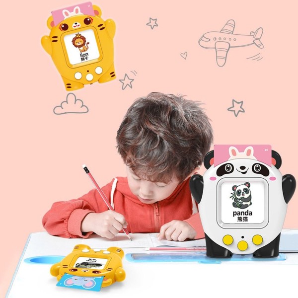 Talking Flash Cards Words Learning Cards Toy 3 KEYS-TIGER 3 3 keys-tiger