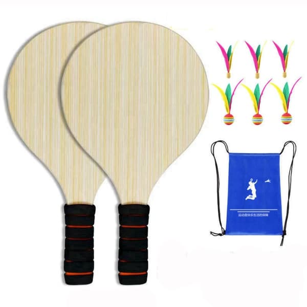 Cricket flaggermus Ball Paddle Shuttlecocks Sett SETT 2 SETT 2 Set 2