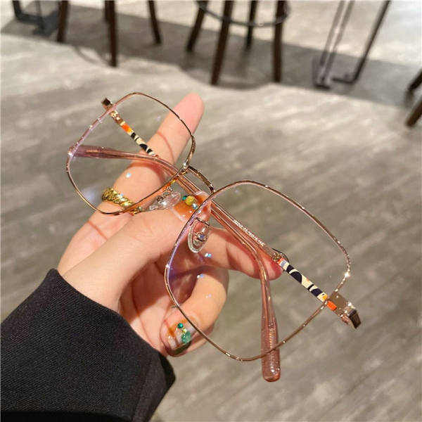Anti-Blue Light Glasögon Överdimensionerade glasögon ROSE GULD ROSE GULD Rose gold