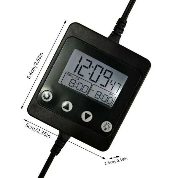 LED Light Timer Dimmer Controller Lysstyring