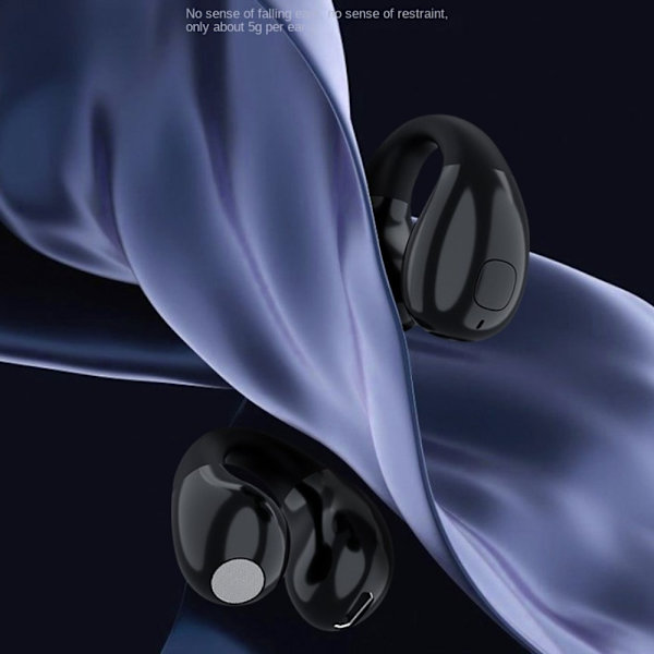 Langattomat kuulokkeet Bluetooth kuulokkeet MUSTA Black