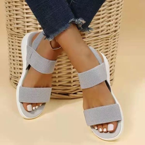 Damsandaler Slingback Sko GRÅ 36 grey 36