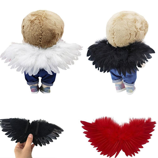 Angel Feather Wings Angel White Wing PUNAINEN 21CMX9CM Red 21cmX9cm