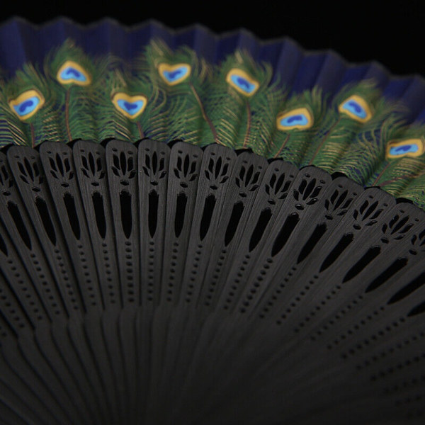 Silk Fan Hand Fan RÖD red