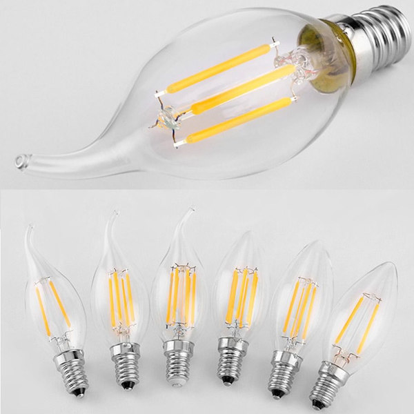LED pære Vintage Bulb 4W PULLED TAIL E14 4W PULLED TAIL 4W Pulled tail E14