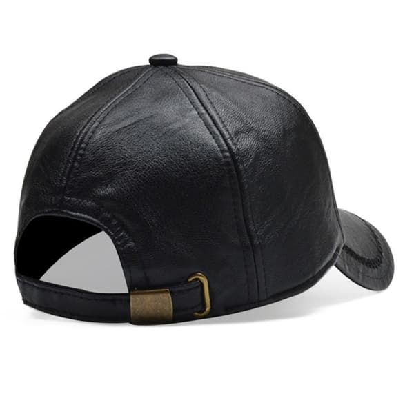 Læder Baseball Caps Termo Hatte MØRKEBRUN dark brown