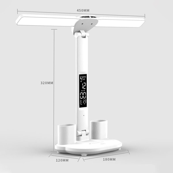 Bordlampe med dobbelt hode Touch-bordlampe USB-PLUG-INN USB-PLUG-INN USB Plug-in