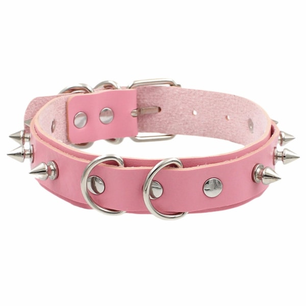 Krage Halsband Hänge Halsband ROSA Pink