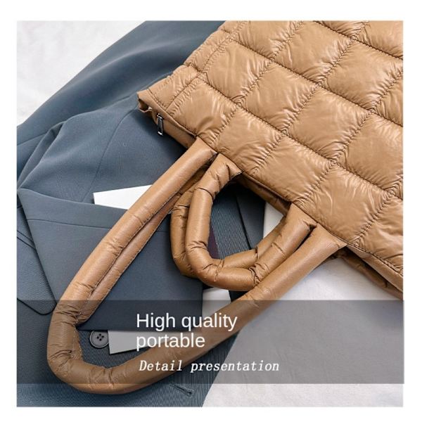 Axelväska Puffy Handväska KHAKI Khaki