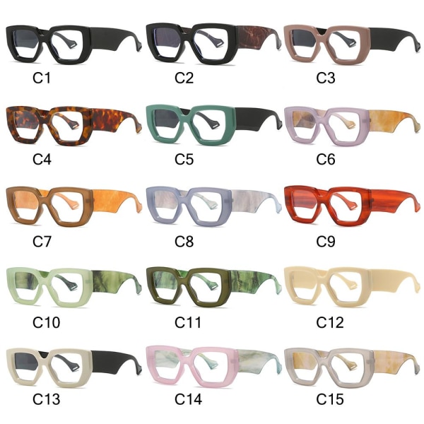 Svarta glasögon för kvinnor Blue Light Glasögon C6 C6 C6