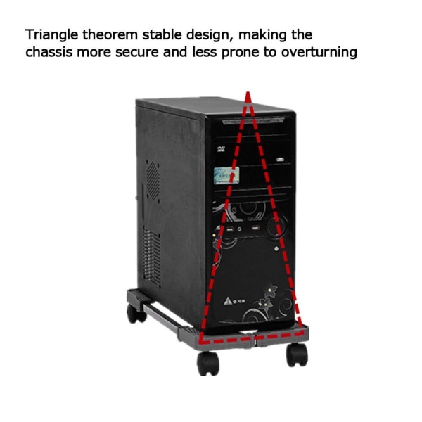 Computer Mainframe Bracket PC Holder SORT black
