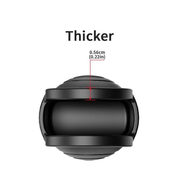Cap Linsskydd Cover Black