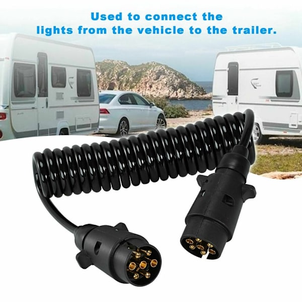 Trailer Förlängningskabel Trailer Connector Socket Förlängning