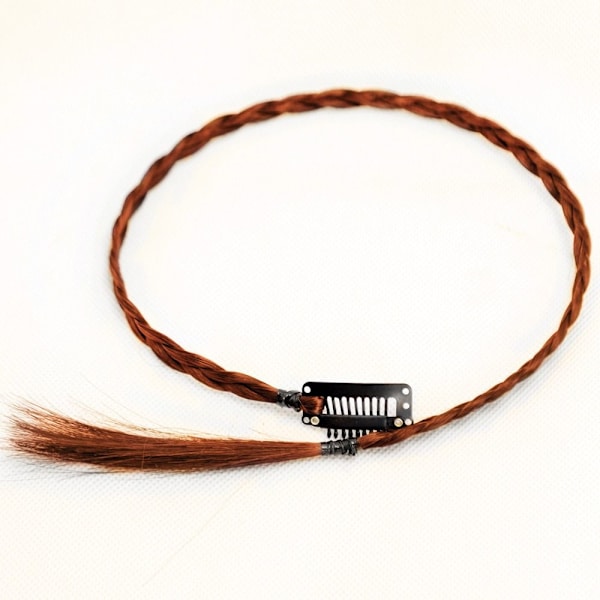Hängande öronfärgningsperuk Fake Hair Braid D D D
