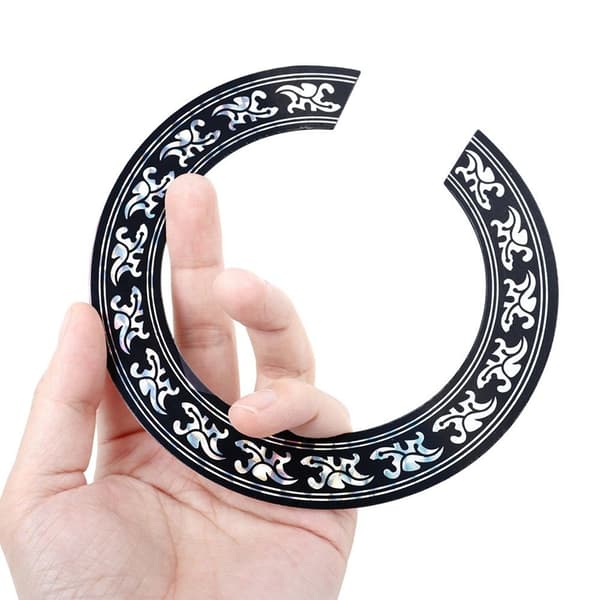 Ljudhålsdekal Gitarrdekal 92MM 92MM