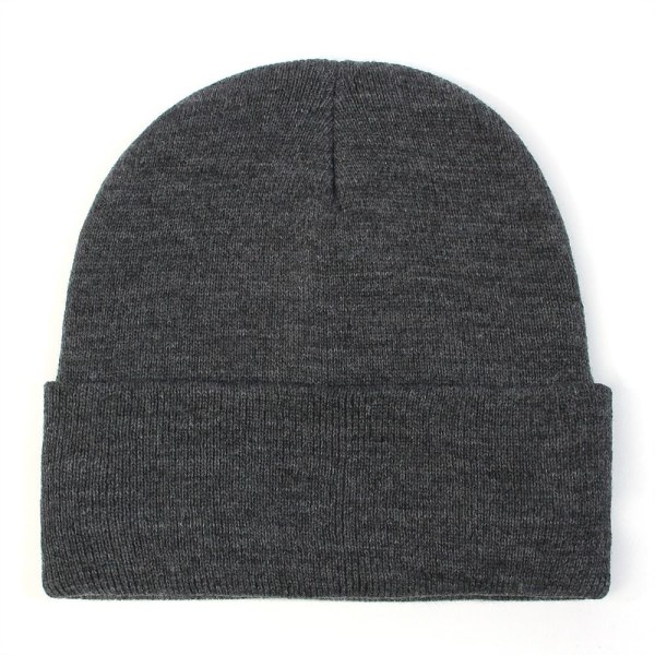 Beanie Hat Cuffed Beanie SORT GRÅ SORT GRÅ Black Gray