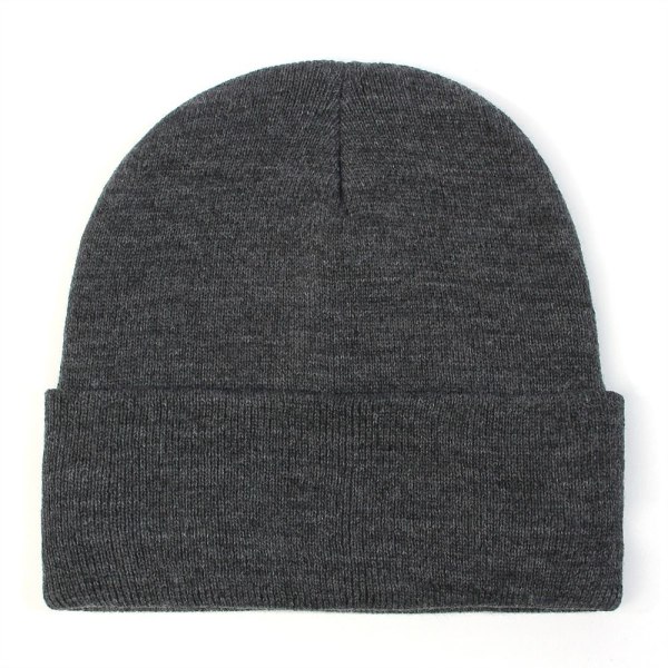 Beanie Hat Cuffed Pipo DARK GREY DARK GREY Dark Gray