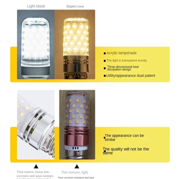 LED lyspære uden flimmer E27-12W E27-12W E27-12w