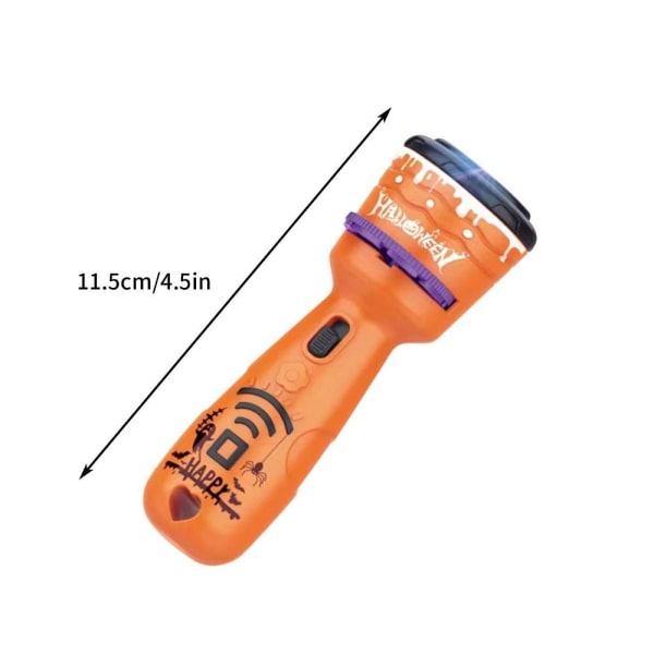 Halloween lommelykter Interactive Projector Torch Learning