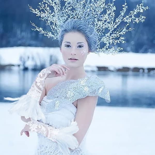 Feather Long Gloves Gothic Mesh Sleeve Vantar