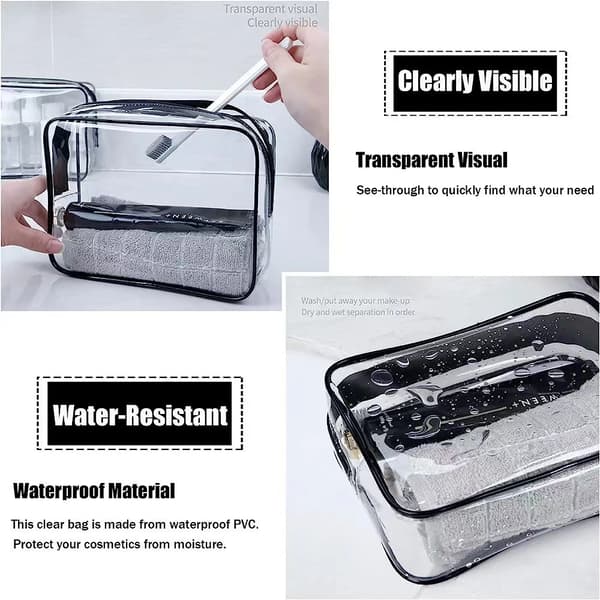 Makeup Taske Vaske Taske GRÅ Grey