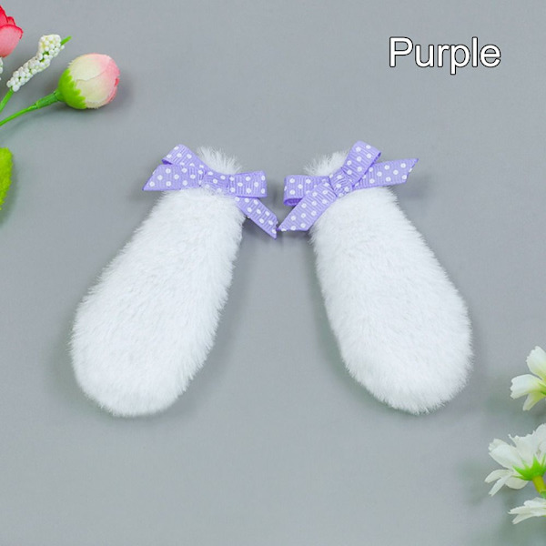 Söpö pääpanta Pehmo-nukkepäähineet PURPURIA Purple