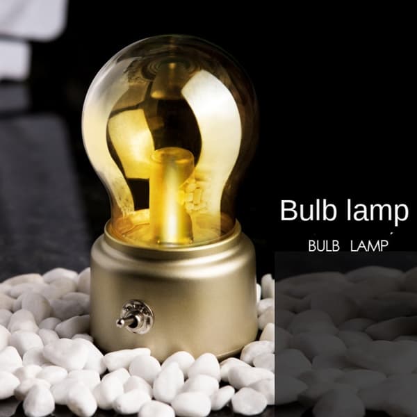 LED pære skrivebordslampe SORT black