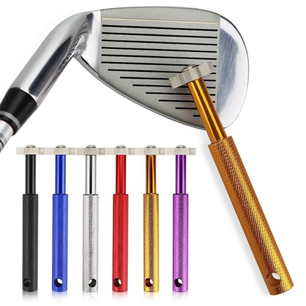 Golf Wedge Sharpener Club Cleaner SØLV Silver