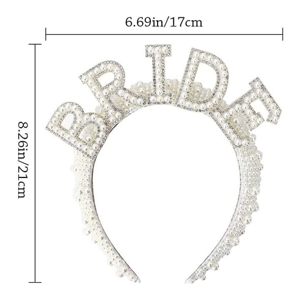 Pearl Headband Bride -hiusnauhat 5 5 5