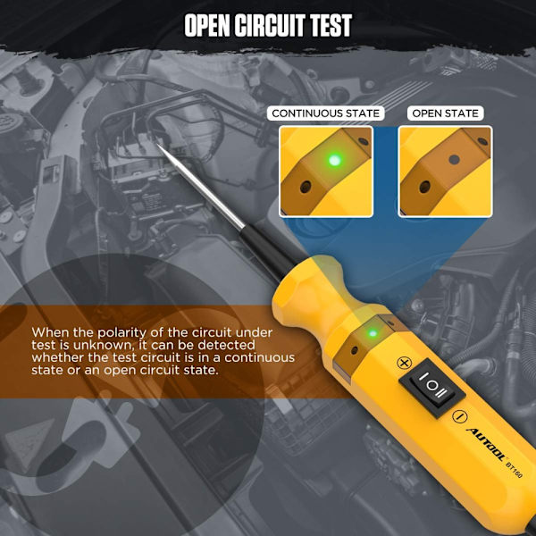 Power Circuit Probe Kit Elektrisk testpenn DC spenningstester