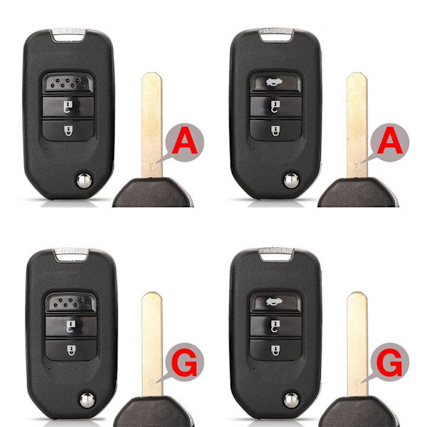 Kauko-avaimen taitettava case 2BUTTON-A BLADE 2BUTTON-A BLADE 2Button-A Blade