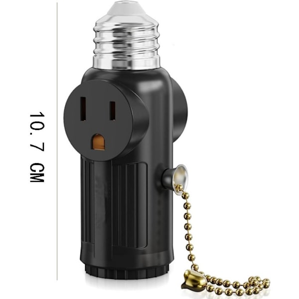 Ljusuttag Till Plugg Adapter Glödlampsuttag Adapterlampa