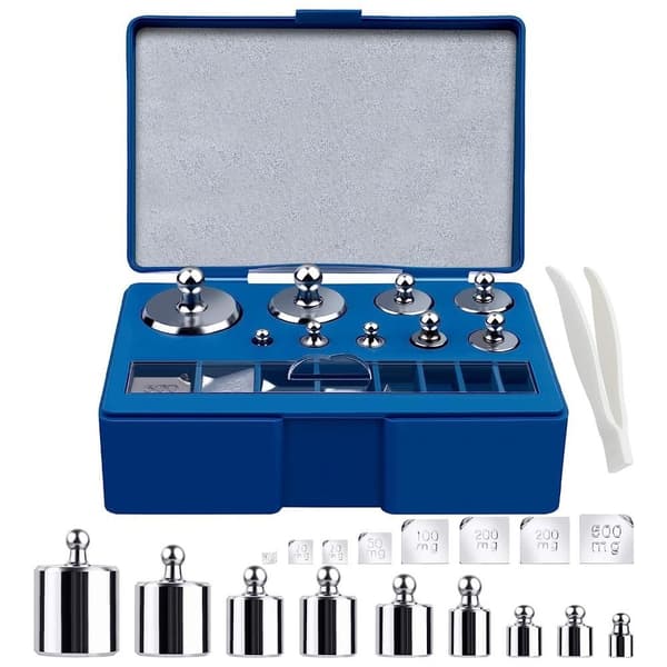 17st Kalibreringsvikter Set Gram Vikter Kit Mätning